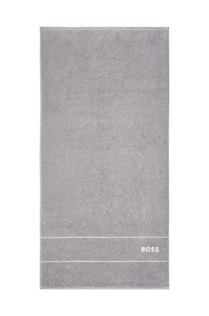 BOSS mały ręcznik bawełniany 50 x 100 cm szary 1011433.