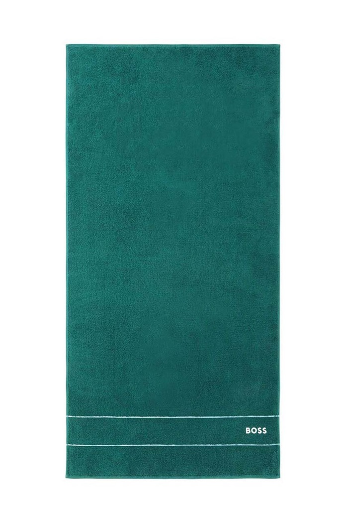 BOSS średni ręcznik bawełniany 70 x 140 cm turkusowy 1011538