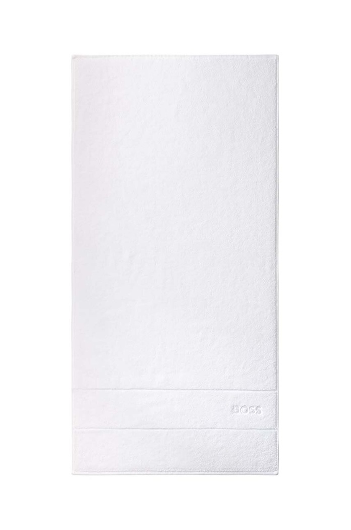 Malý bavlněný ručník BOSS PLAIN 50 x 100 cm šedá 1011452