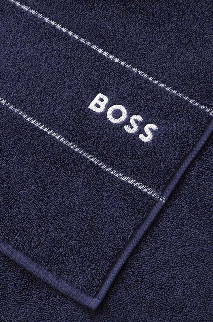 BOSS duży ręcznik bawełniany 100 x 150 cm granatowy 1011474