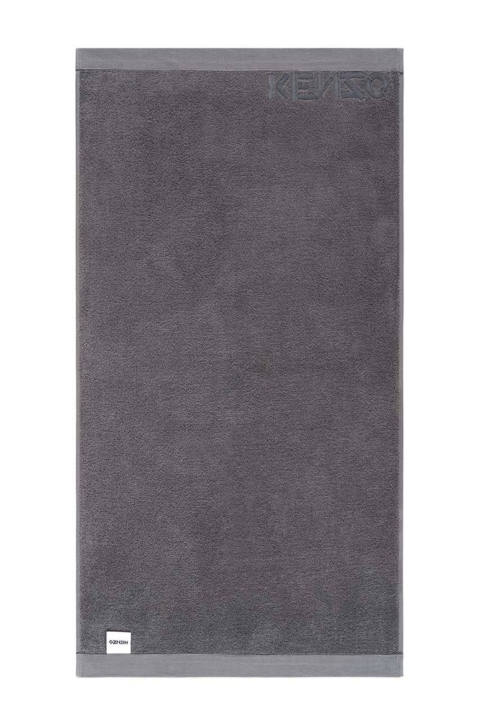 Kenzo duży ręcznik bawełniany 90 x 150 cm 899624 szary AA00