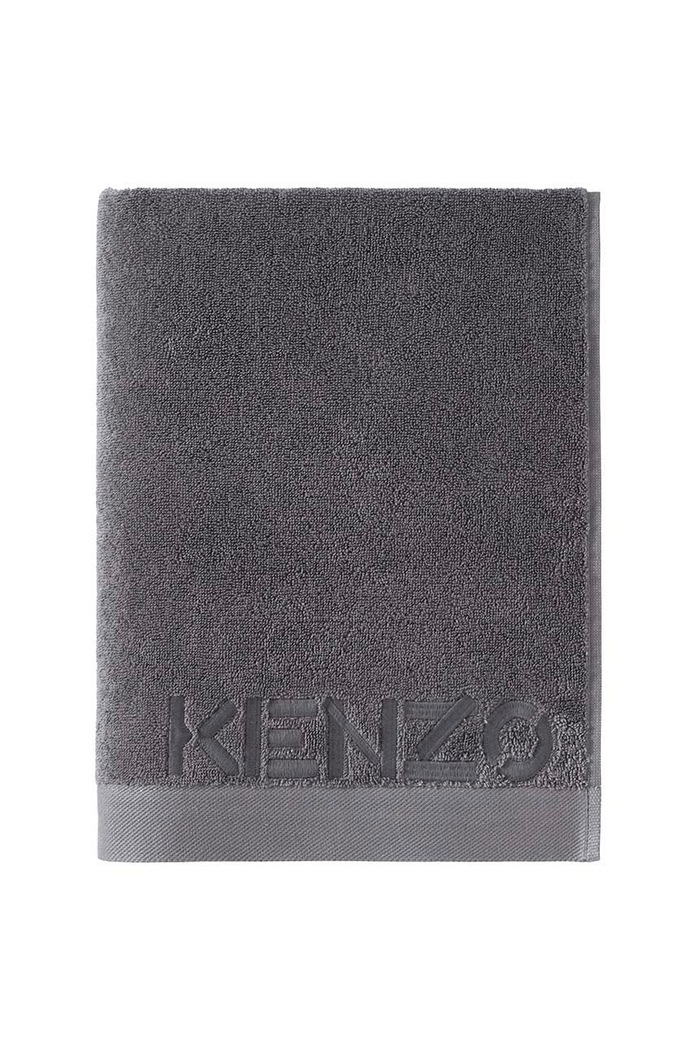 Kenzo duży ręcznik bawełniany 90 x 150 cm szary 899624
