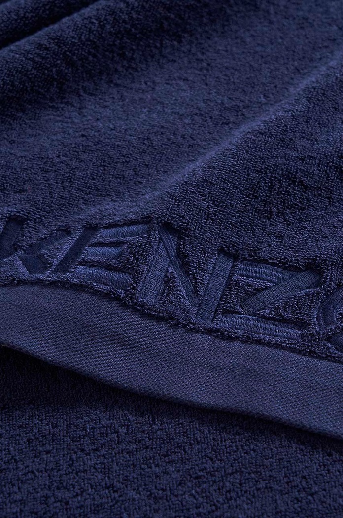 Kenzo duży ręcznik bawełniany 92 x 150 cm 875591 granatowy AA00