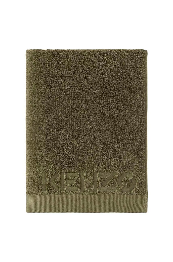 Łazienka Kenzo duży ręcznik bawełniany 92 cm x 150 cm 1009999 zielony