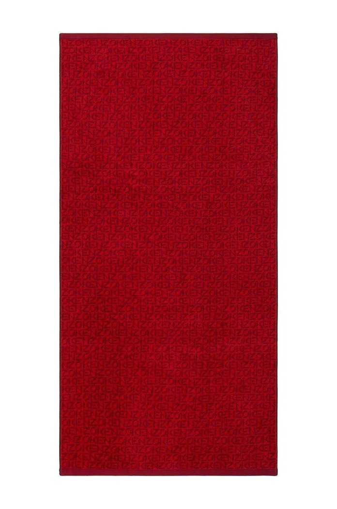 Kenzo duży ręcznik bawełniany 90 x 150 cm czerwony 1007244