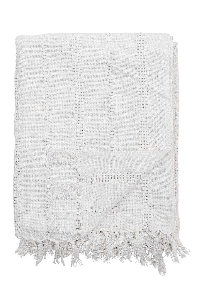 Bavlnený prehoz Bloomingville Niccoline 150 x 130 cm hnedá 82059596