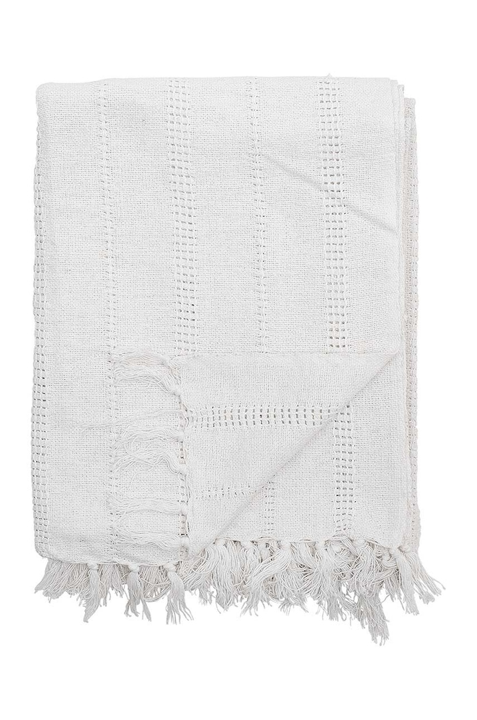 Bavlnený prehoz Bloomingville Niccoline 150 x 130 cm hnedá 82059596