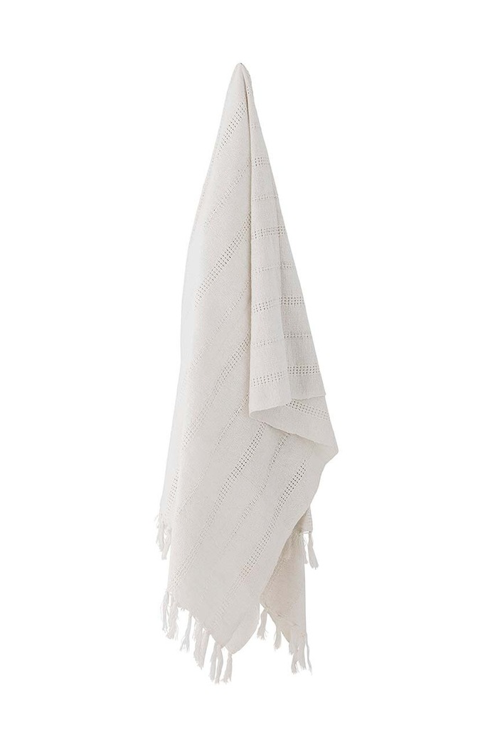 Bavlnený prehoz Bloomingville Niccoline 150 x 130 cm 82059596 hnedá AA00
