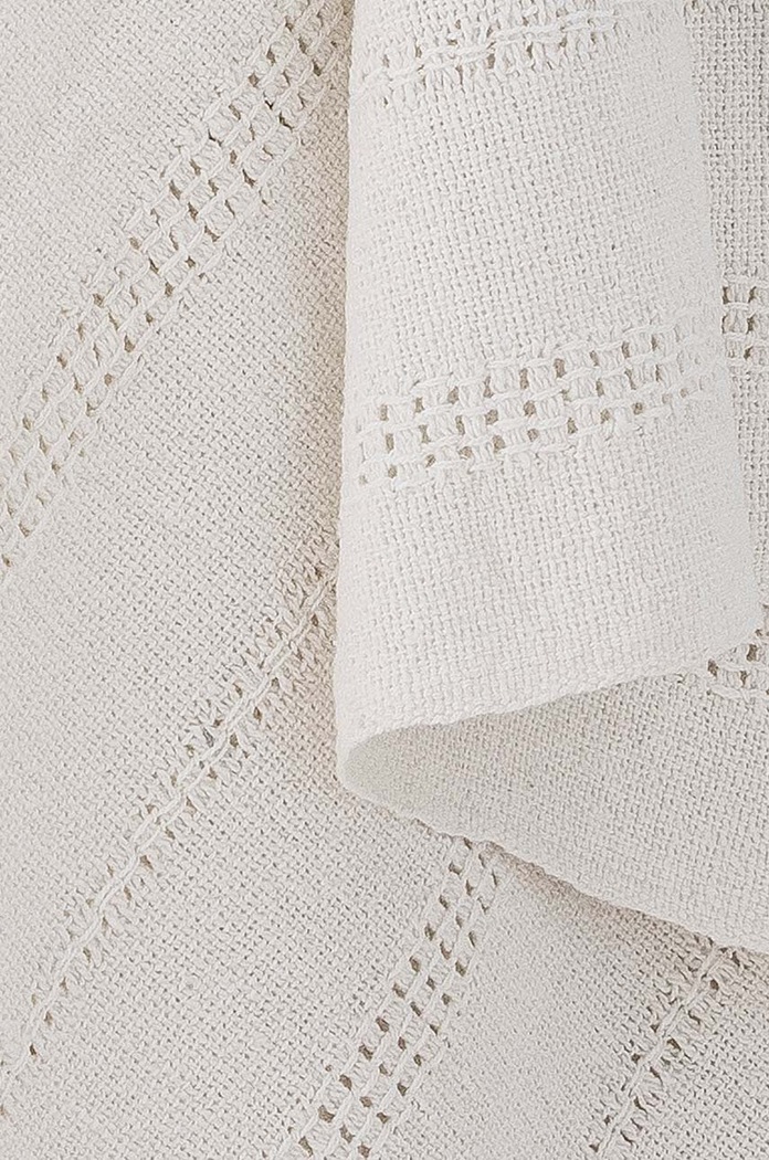 Obývacia izba a spálňa Bavlnený prehoz Bloomingville Niccoline 150 x 130 cm 82059596 hnedá