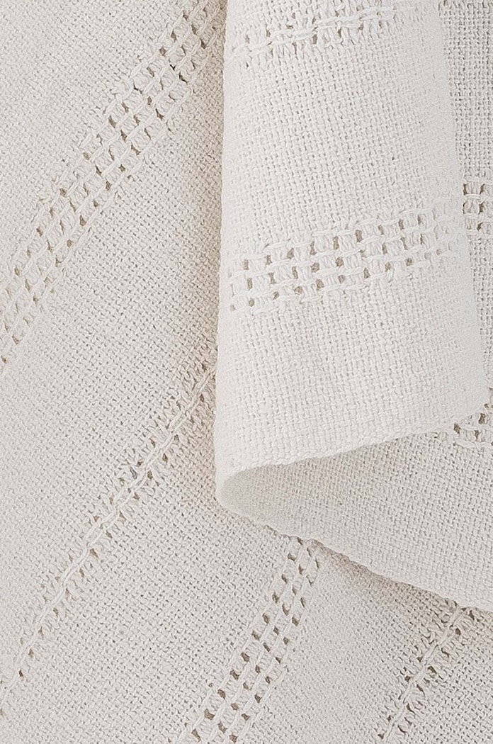 Obývacia izba a spálňa Bavlnený prehoz Bloomingville Niccoline 150 x 130 cm 82059596 hnedá