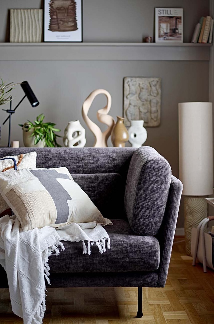 Bavlnený prehoz Bloomingville Niccoline 150 x 130 cm hnedá 82059596