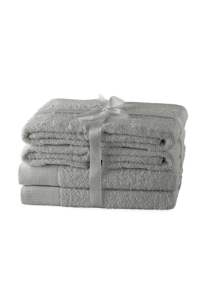 Комплект кърпи home & lifestyle od 50 do 140 cm (6 броя) сив 4251525429166