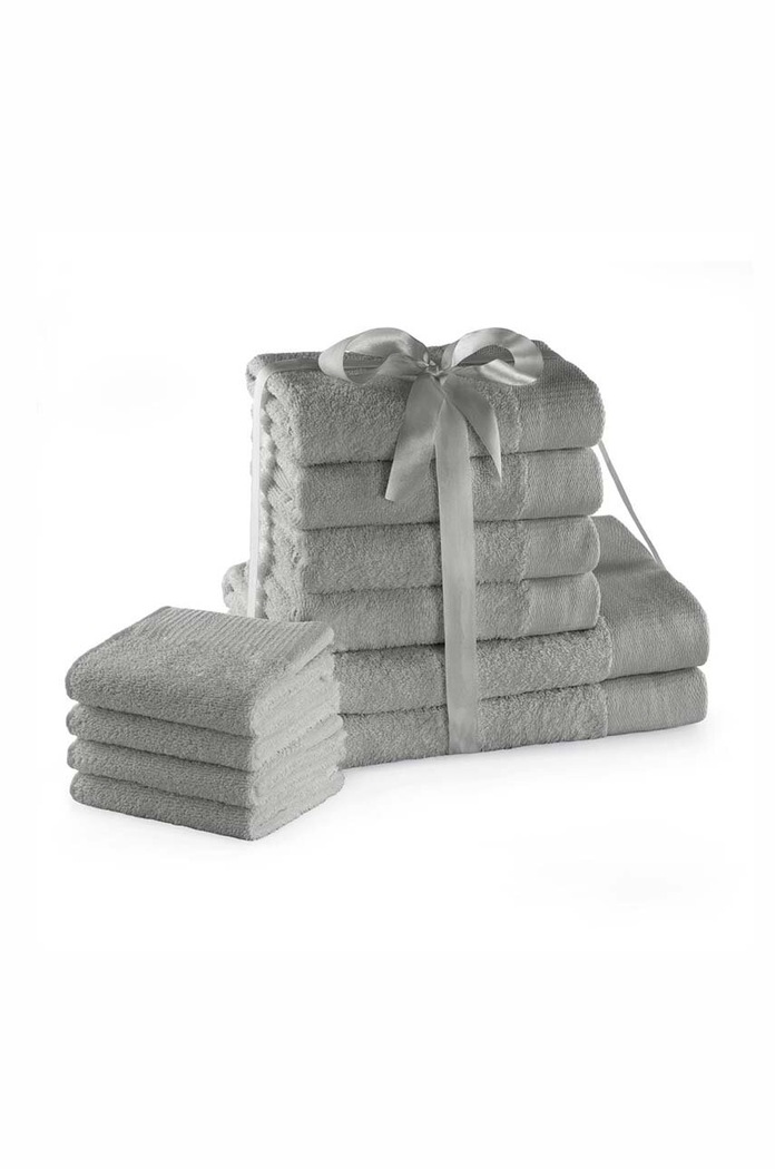 Sada uterákov home & lifestyle od 50 do 140 cm 10-pak sivá 4251525429173