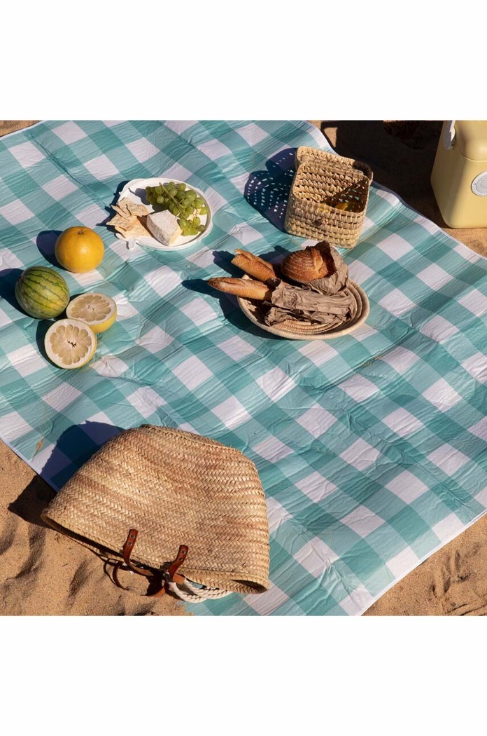 Odeja za piknik SunnyLife Jardin Ocean pisana S3DBLKSS