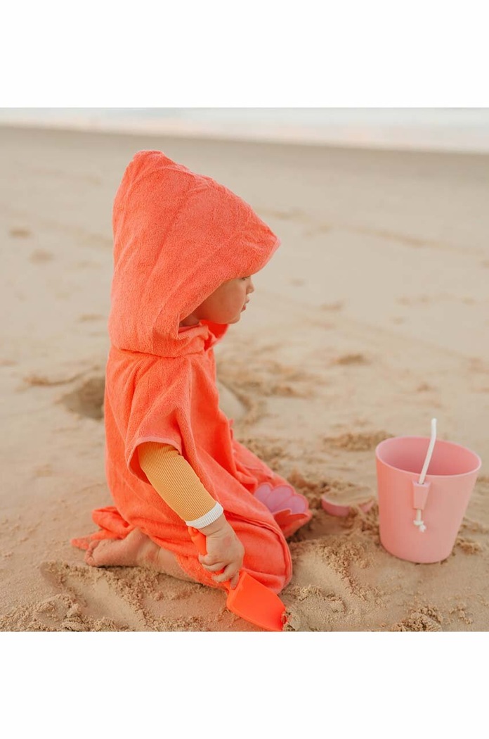 Παιδική πετσέτα θαλάσσης SunnyLife Hooded Towel πορτοκαλί S3VBHTOT