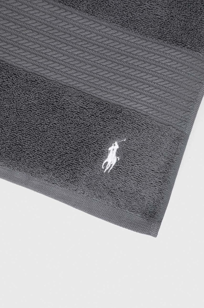 Velika bombažna brisača Ralph Lauren Bath Towel Player 1007547 siva AA00