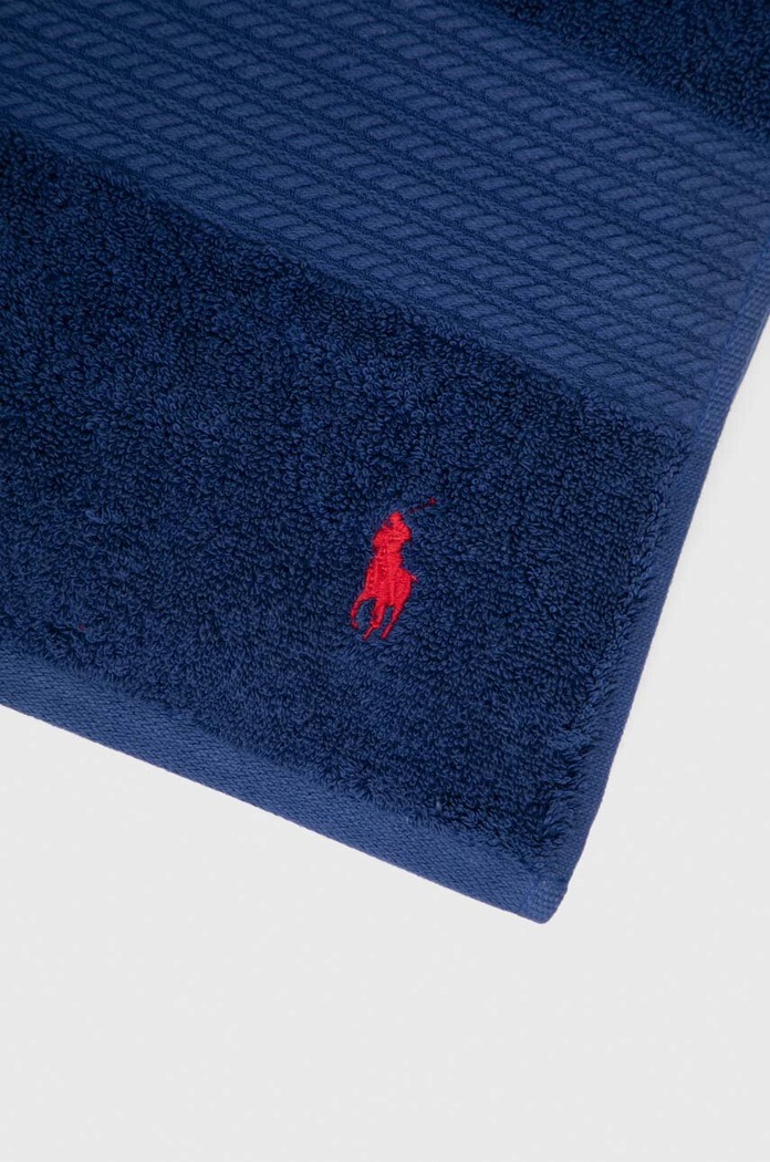 Velika bombažna brisača Ralph Lauren Bath Sheet Player 838469 mornarsko modra AA00