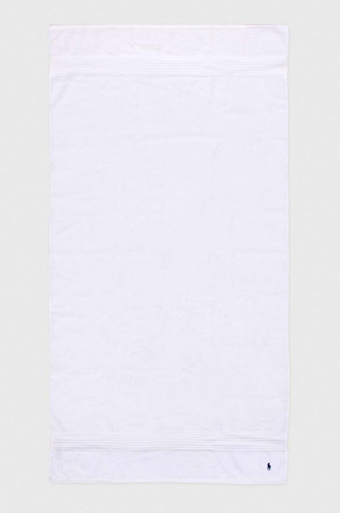 Ralph Lauren duży ręcznik bawełniany Bath Sheet Player 75 x 140 cm biały 838475