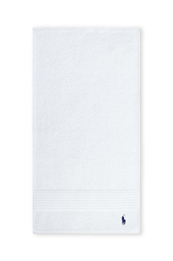 Velika bombažna brisača Ralph Lauren Bath Towel Player bela 838504