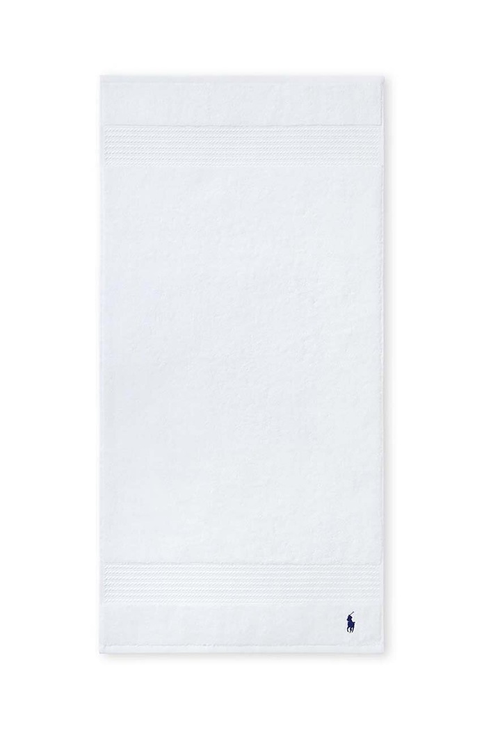 Srednje velika bombažna brisača Ralph Lauren Handtowel Player bela 838436