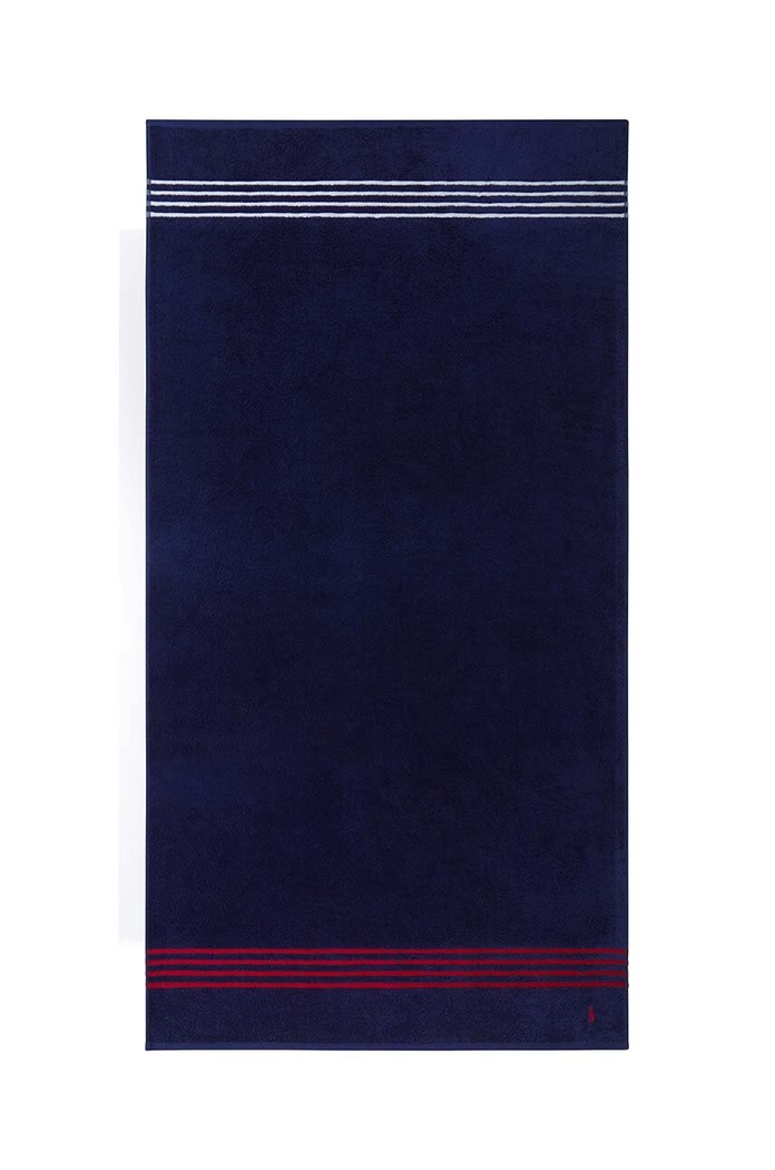 Ralph Lauren duży ręcznik bawełniany Bath Sheet Travis 90 x 170 cm granatowy 964722
