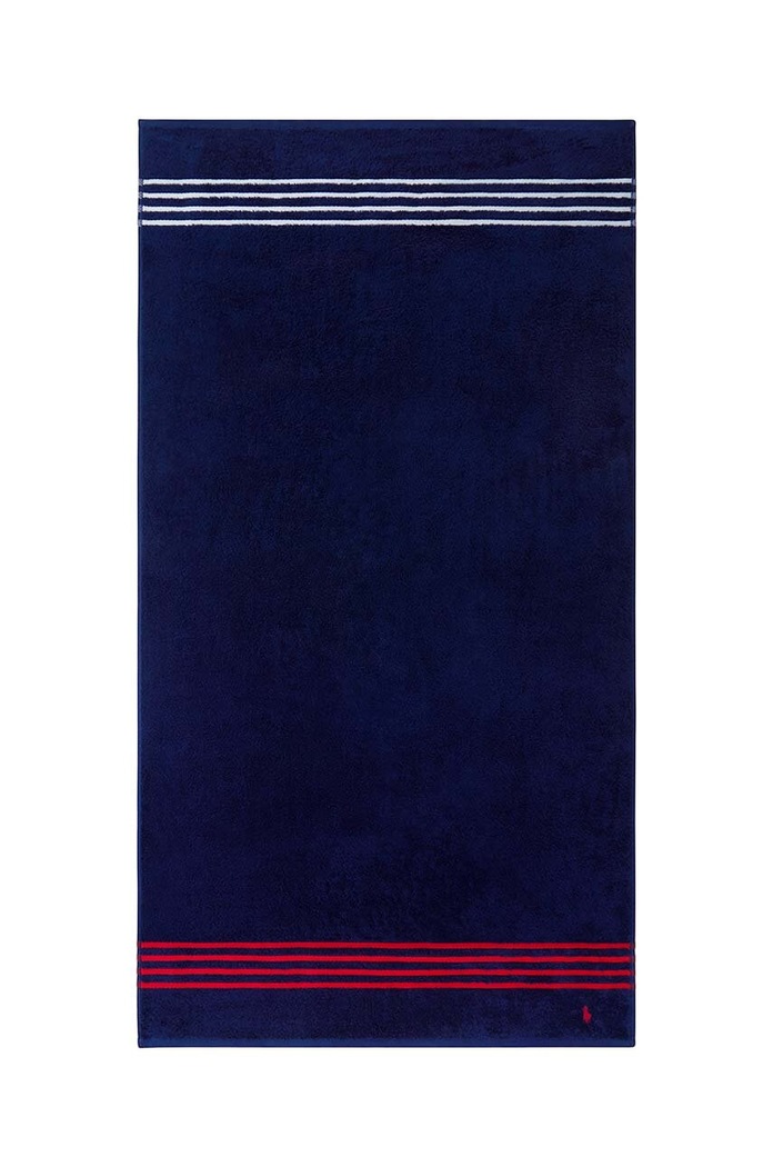 Ralph Lauren duży ręcznik bawełniany Bath Towel Travis granatowy 964734