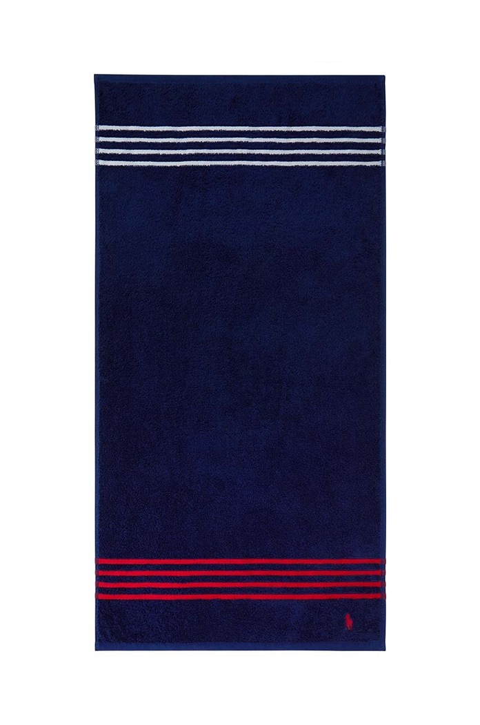 Μεσαία βαμβακερή πετσέτα Ralph Lauren Handtowel Travis σκούρο μπλε 964728