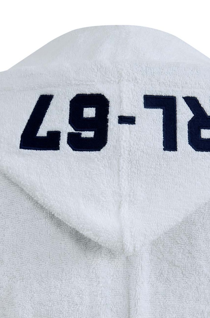 Bavlnený župan Ralph Lauren Travis biela 964735