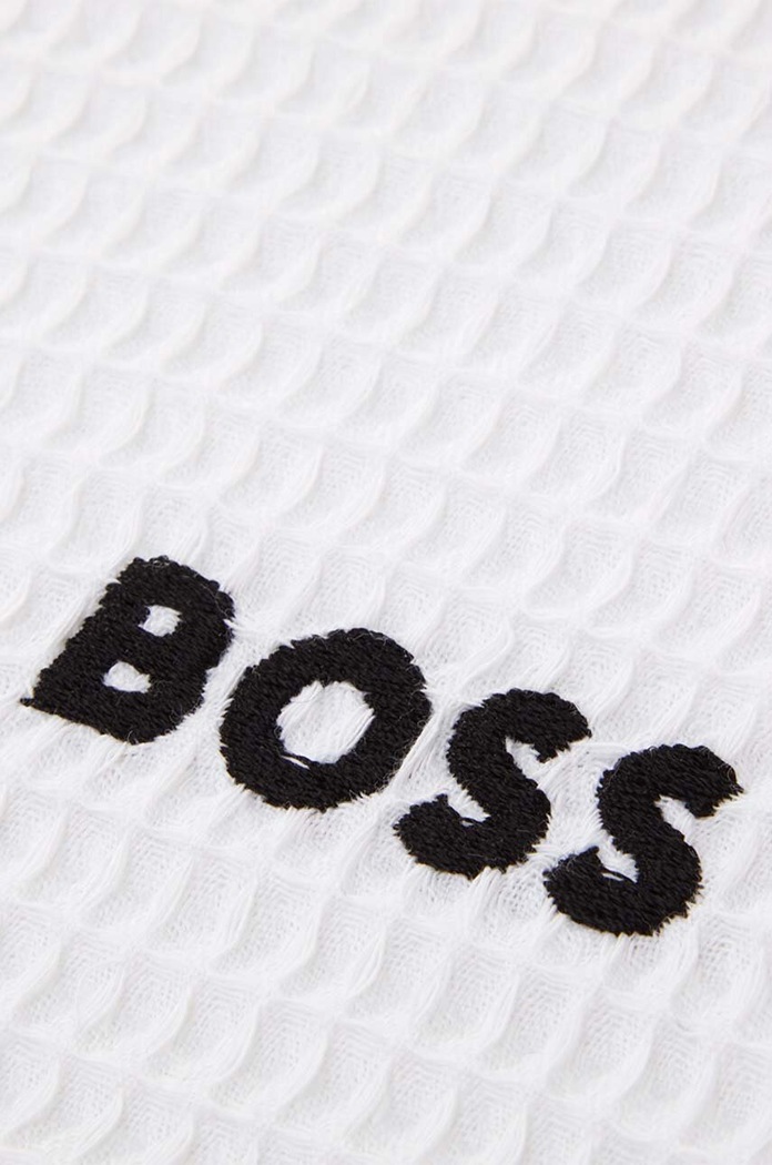 HUGO BOSS średni ręcznik bawełniany Waffle Handtowel 50 x 100 cm 1027752 biały AA00