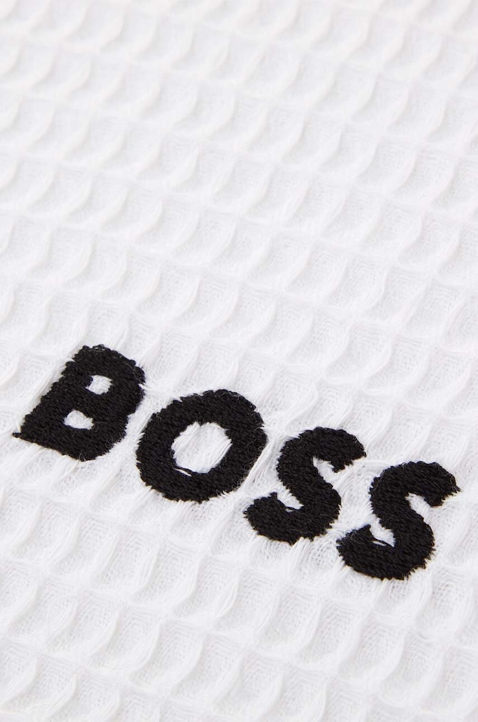 HUGO BOSS średni ręcznik bawełniany Waffle Handtowel 50 x 100 cm 1027752 biały AA00