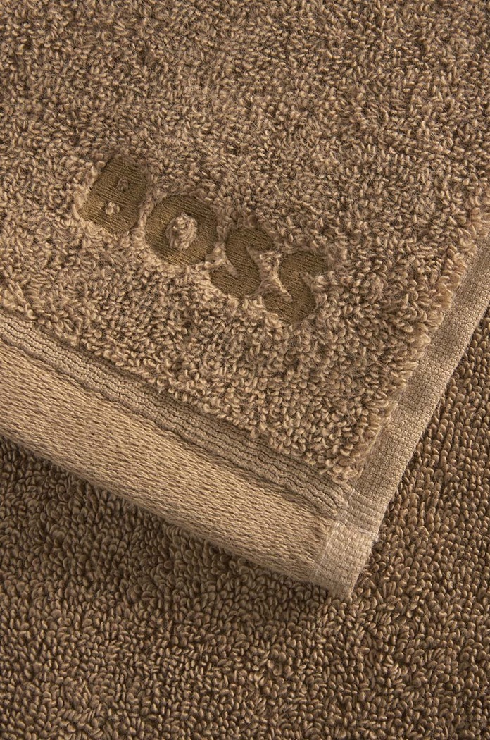 Μικρή βαμβακερή πετσέτα Hugo Boss Wash Towel Loft 1008812 κίτρινο AA00