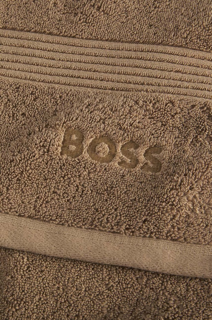 Velký bavlněný ručník HUGO BOSS Bath Sheet Loft 100 x 150 cm 1008816 žlutá AA00