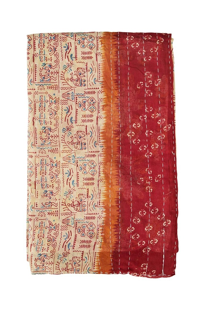 Покривало за легло Madam Stoltz Recycled Kantha многоцветен 50422001