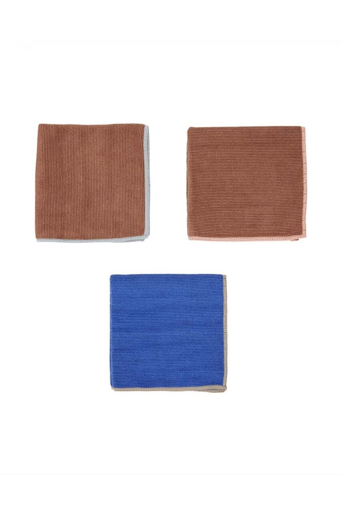 OYOY zestaw ściereczek kuchennych Mundus 3-pack multicolor L300674