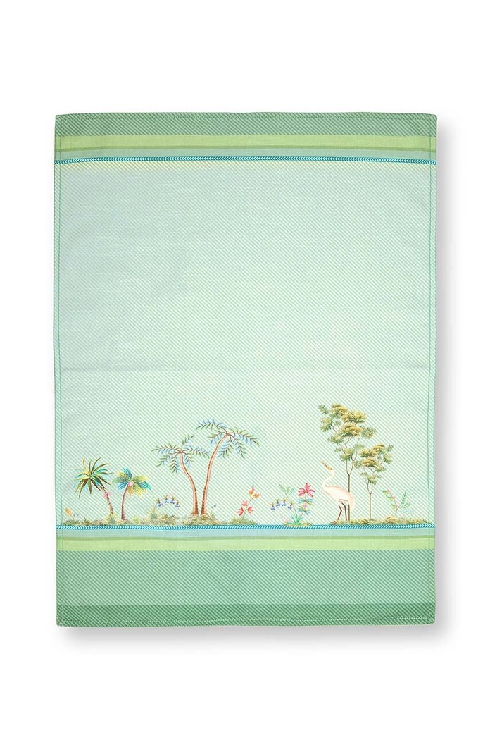 Pip Studio ręcznik kuchenny bawełniany Jolie Heron multicolor 51.031.074