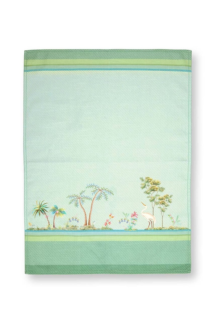 Pip Studio ręcznik kuchenny bawełniany Jolie Heron multicolor 51.031.074