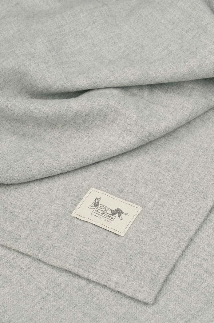 My Alpaca alpaka gyapjú takaró WGTPHMPER80100SILVER szürke AA00