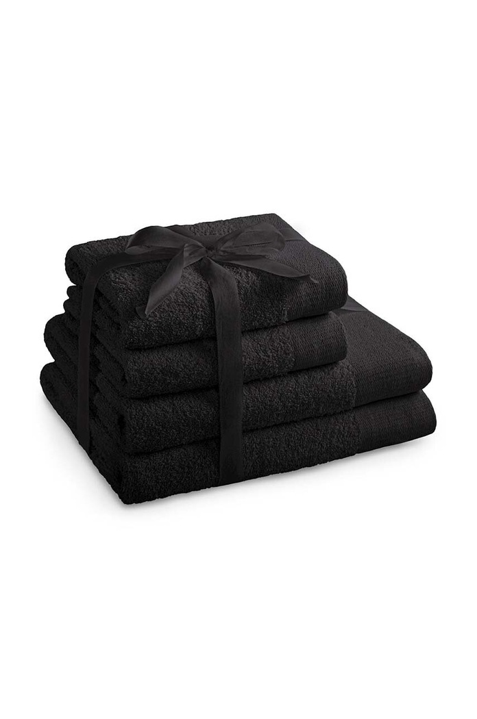 Σετ πετσέτες 4-pack μαύρο 4251525428480