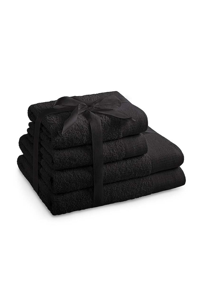 Σετ πετσέτες 4-pack μαύρο 4251525428480