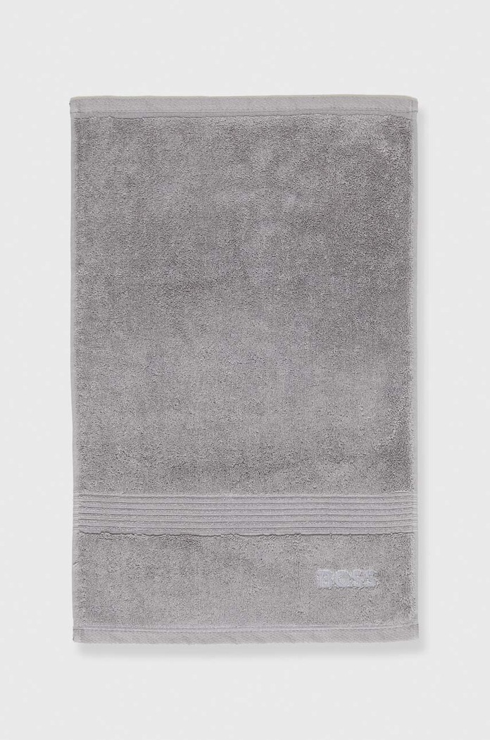 BOSS prosop mic de bumbac 40 x 60 cm gri 1013443