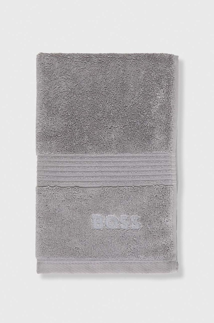 BOSS prosop mic de bumbac 40 x 60 cm 1013443 gri AA00