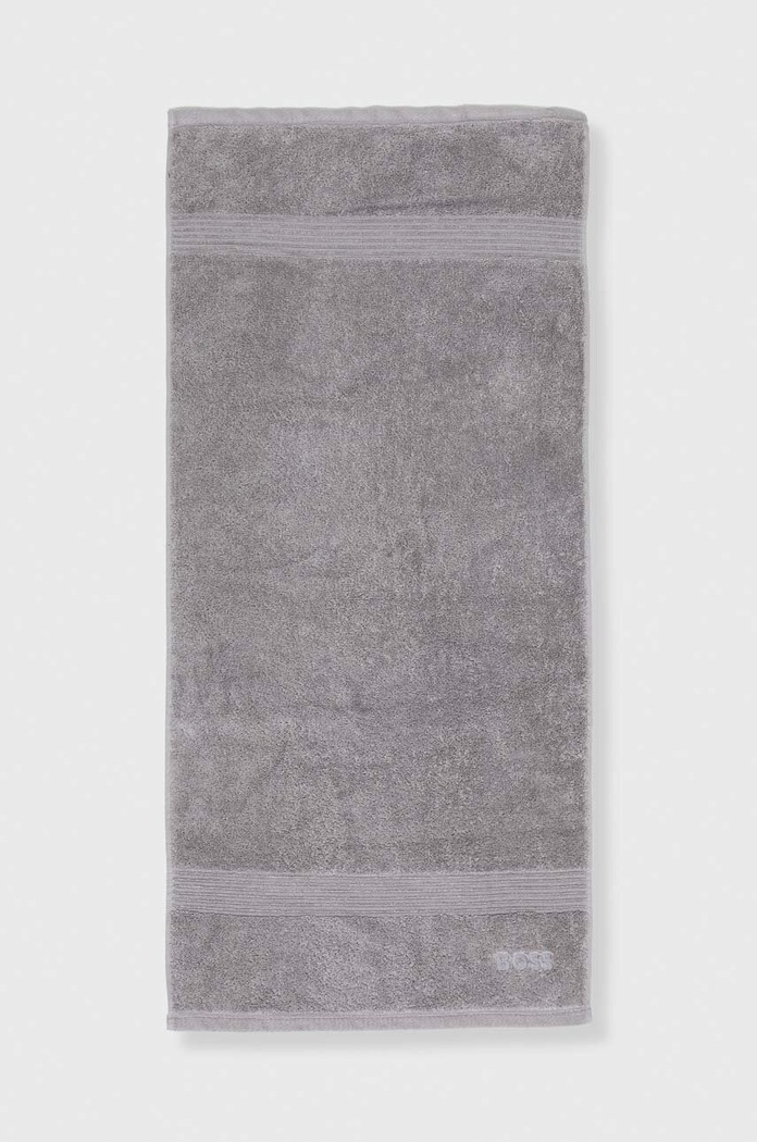 Malý bavlněný ručník BOSS LOFT 50 x 100 cm šedá 1013444