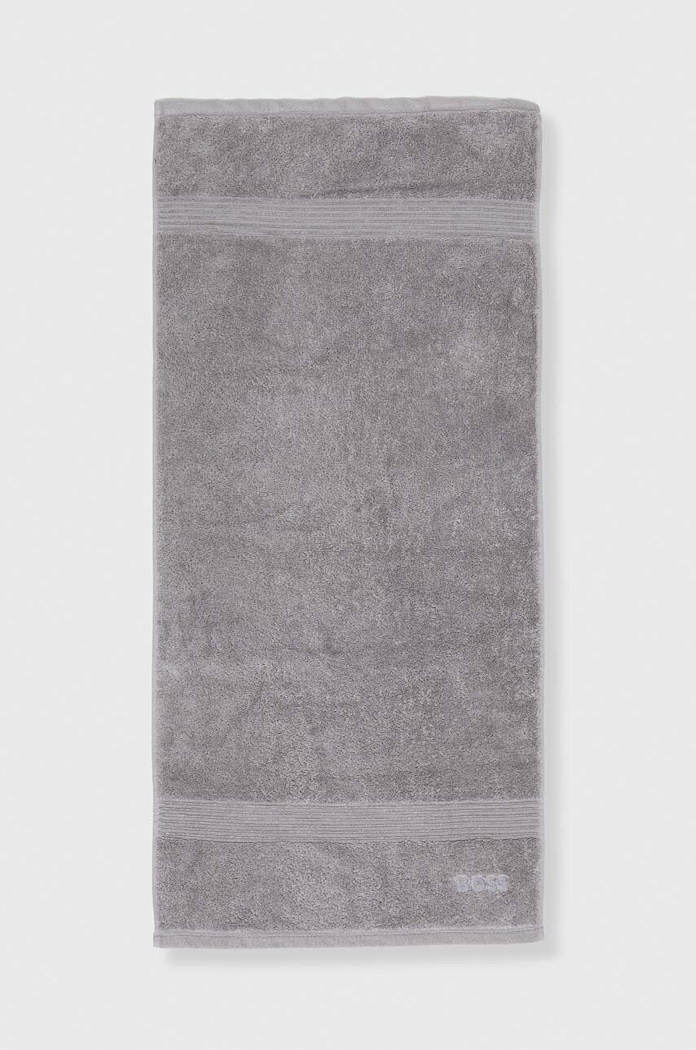 Malý bavlněný ručník BOSS LOFT 50 x 100 cm šedá 1013444