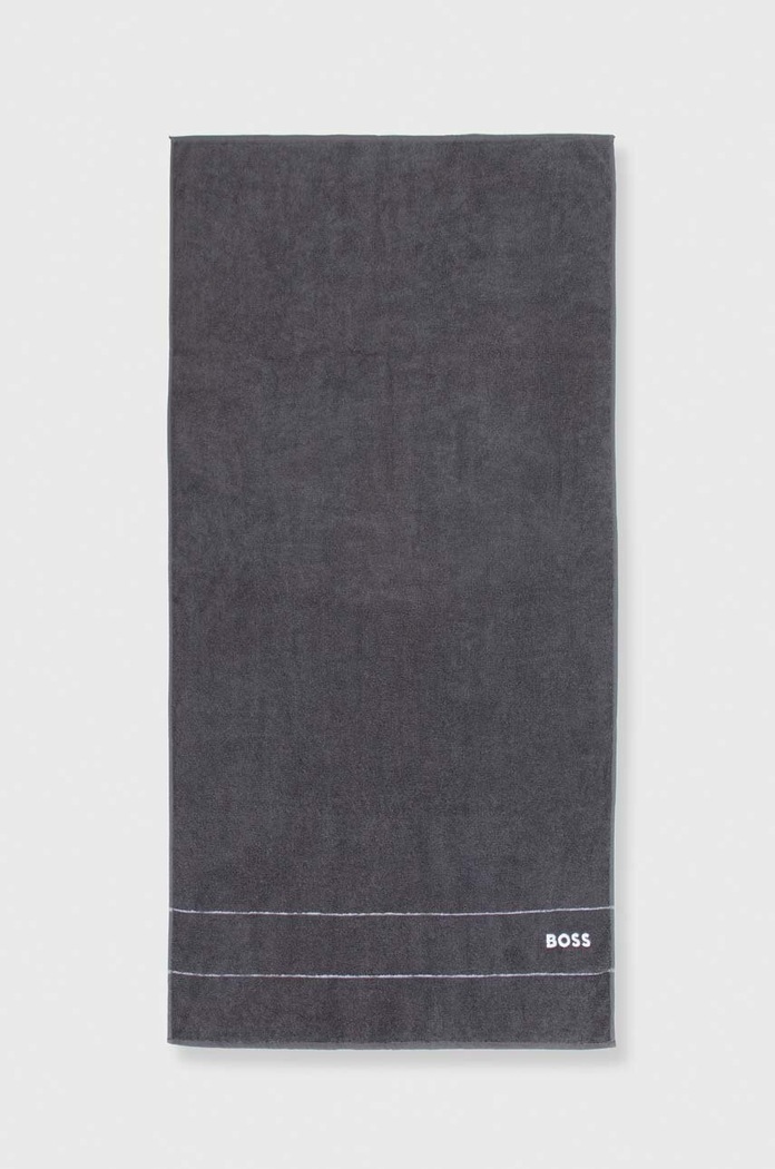 BOSS ręcznik bawełniany 70 x 140 cm szary 1011414