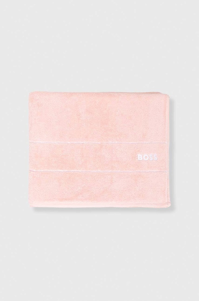 Velký bavlněný ručník BOSS PLAIN 100 x 150 cm 1011503 růžová AA00
