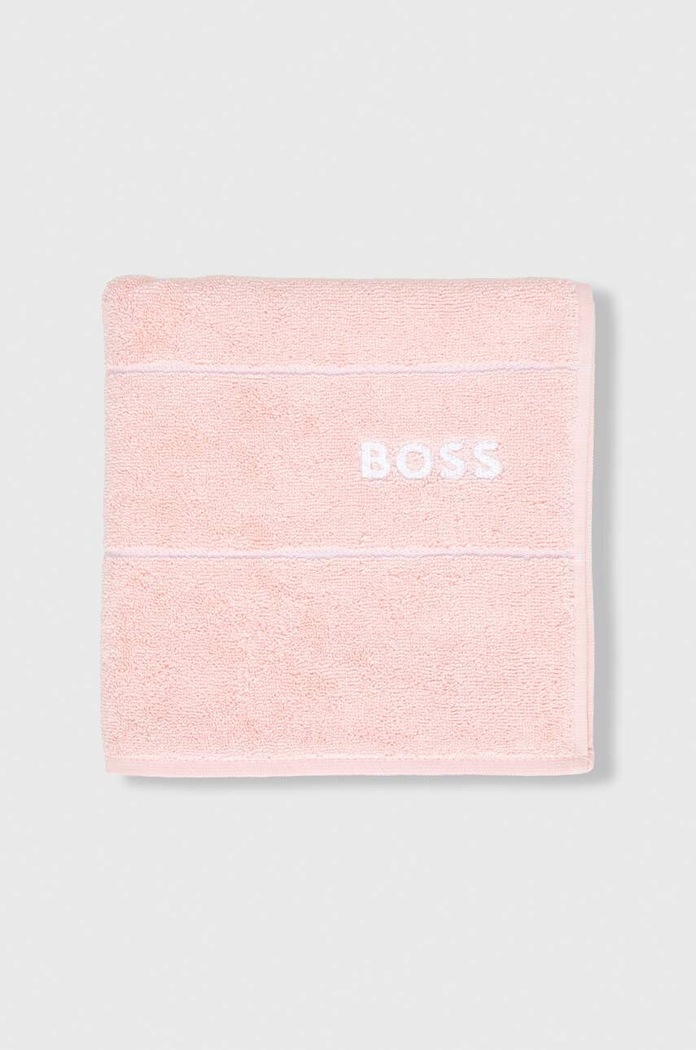 BOSS mały ręcznik bawełniany 50 x 100 cm 1011501 różowy AA00
