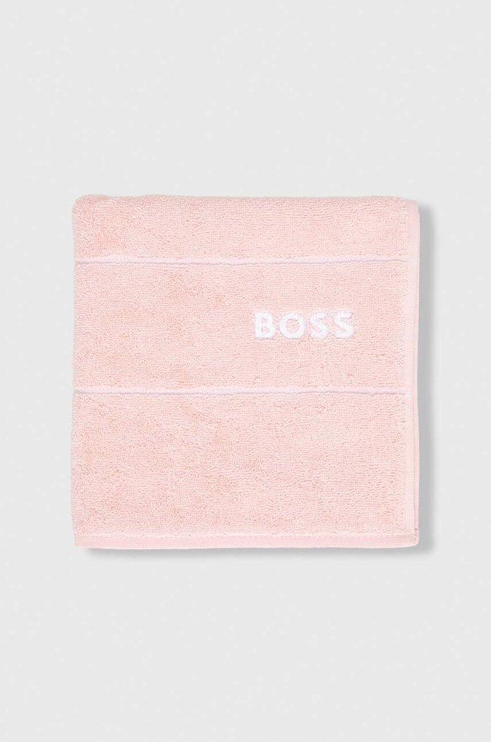 BOSS mały ręcznik bawełniany 50 x 100 cm 1011501 różowy AA00