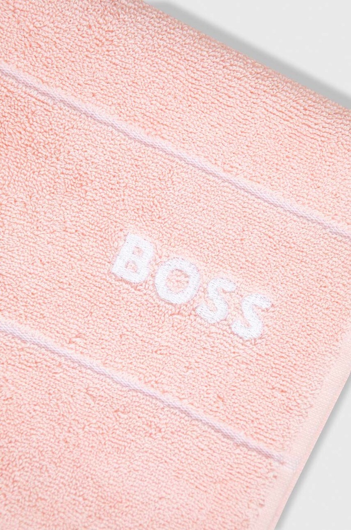 Łazienka BOSS mały ręcznik bawełniany 50 x 100 cm 1011501 różowy