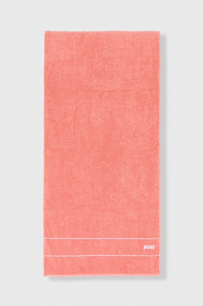 BOSS prosop mediu din bumbac PLAIN 70 x 140 cm portocaliu 1011513
