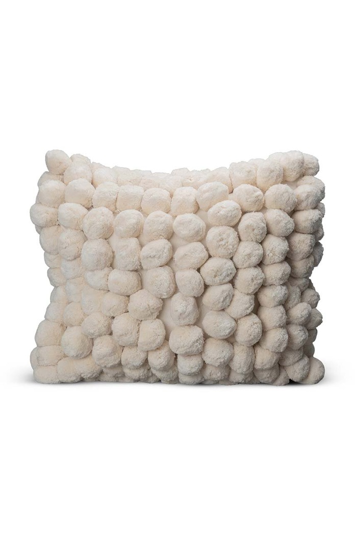 Διακοσμητικό μαξιλάρι Byon Pom Pom μπεζ 5284501902